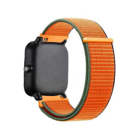 Strap-it Strap-it Bracelet nylon Xiaomi Amazfit Bip (kumquat) Strap-it Strap-it Bracelet nylon Xiaomi Amazfit Bip (kumquat)