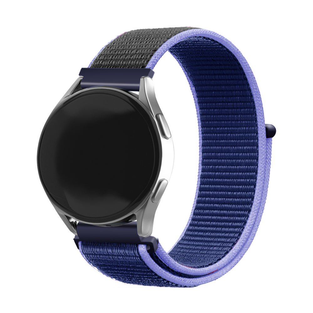 Strap-it Strap-it Bracelet nylon Amazfit GTR 2 (bleu/noir)