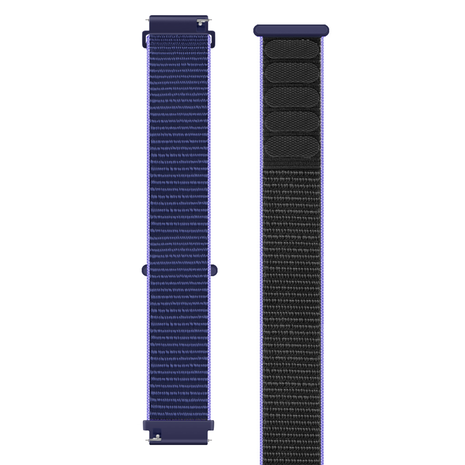 Strap-it Strap-it Bracelet nylon Fossil Gen 5e 44mm (bleu/noir) Strap-it Strap-it Bracelet nylon Fossil Gen 5e 44mm (bleu/noir)