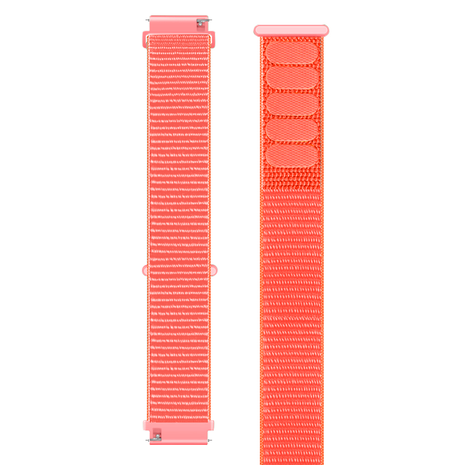 Strap-it Strap-it Bracelet nylon Huawei Watch GT 3 Pro 46mm (orange/rouge)