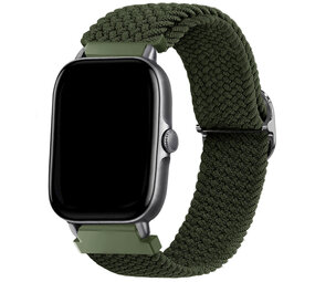 Strap-it Bracelet tissée réglable Amazfit GTS 3 (vert)