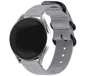 Strap-it Bracelet nylon bouclé Huawei Watch GT 3 Pro 43mm (gris)