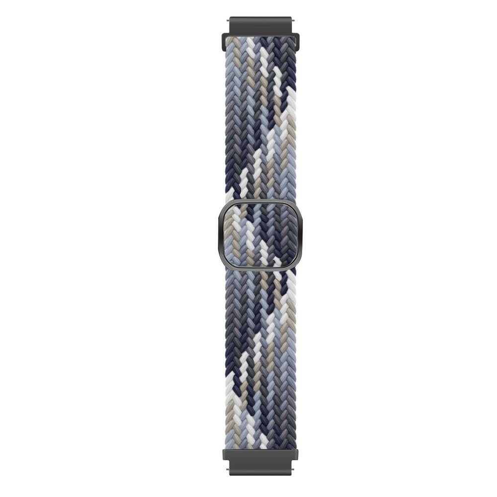 Strap-it Strap-it Bracelet tissée réglable Samsung Gear Sport (noir/blanc)