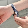 Strap-it Strap-it Bracelet tissée réglable Xiaomi Amazfit Bip (bleu/blanc) Strap-it Strap-it Bracelet tissée réglable Xiaomi Amazfit Bip (bleu/blanc)