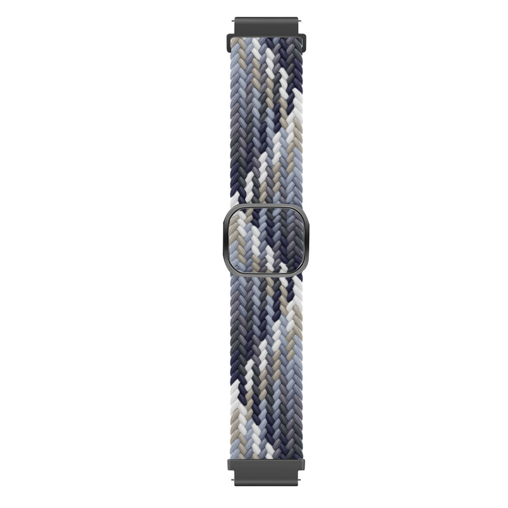 Strap-it Strap-it Bracelet tissée réglable Fossil Gen 5 (noir/blanc)