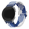 Strap-it Strap-it Bracelet tissée réglable Huawei Watch GT 3 46mm (bleu/blanc) Strap-it Strap-it Bracelet tissée réglable Huawei Watch GT 3 46mm (bleu/blanc)