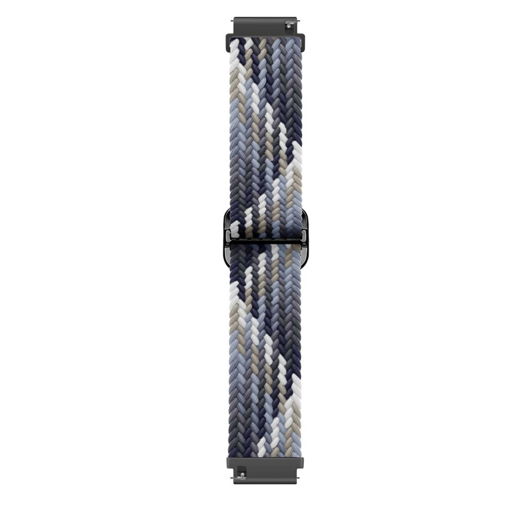 Strap-it Strap-it Bracelet tissée réglable Xiaomi Watch S1 (noir/blanc) Strap-it Strap-it Bracelet tissée réglable Xiaomi Watch S1 (noir/blanc)