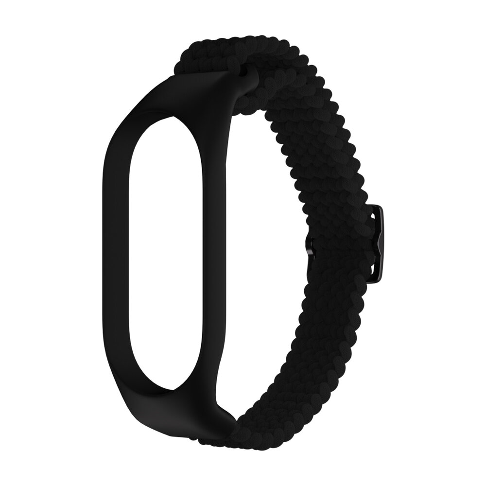 Strap-it Strap-it Bracelet tressé Xiaomi Mi Band 5 (noir)