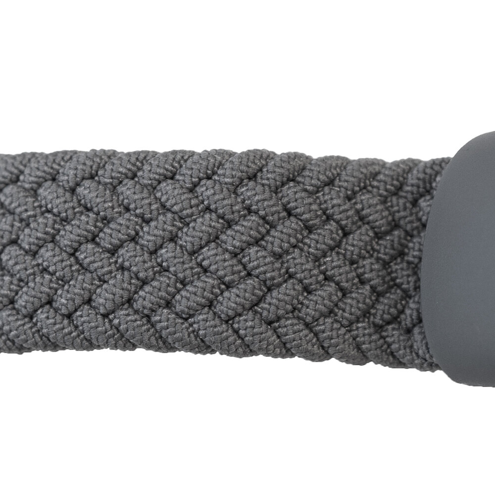 Strap-it Strap-it Bracelet tressé Xiaomi Mi Band 5 (gris foncé)