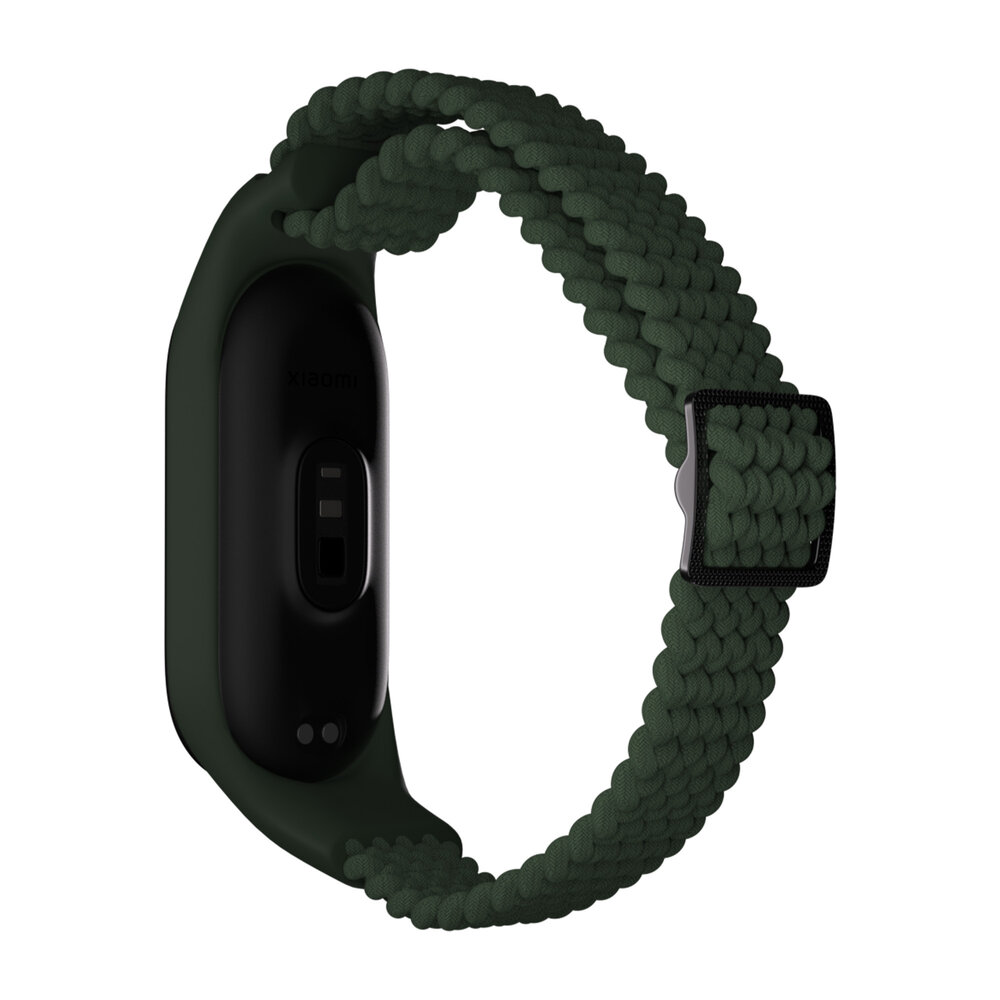 Strap-it Strap-it Bracelet tressé Xiaomi Mi Band 5 (vert)