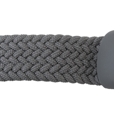 Strap-it Strap-it Bracelet tressé Xiaomi Mi Band 6 (gris foncé)