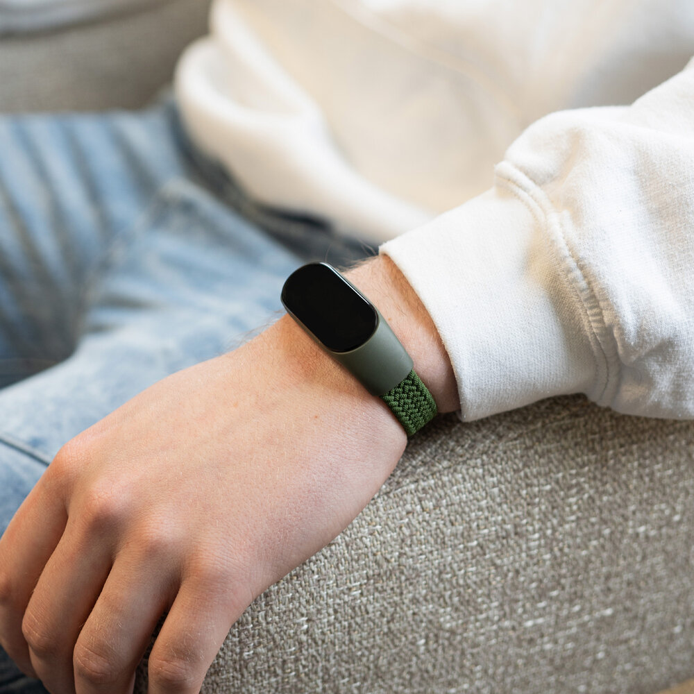 Strap-it Strap-it Bracelet tressé Xiaomi Mi Band 6 (vert) Strap-it Strap-it Bracelet tressé Xiaomi Mi Band 6 (vert)
