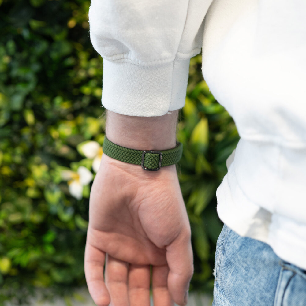 Strap-it Strap-it Bracelet tressé Xiaomi Mi Band 6 (vert) Strap-it Strap-it Bracelet tressé Xiaomi Mi Band 6 (vert)