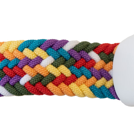 Strap-it Strap-it Bracelet tressé Xiaomi Mi Band 6 (arc-en-ciel)