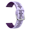 Strap-it Strap-it Bracelet silicone avec motif Samsung Galaxy Watch Active (lila/violet) Strap-it Strap-it Bracelet silicone avec motif Samsung Galaxy Watch Active (lila/violet)