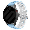 Strap-it Strap-it Bracelet silicone avec motif Samsung Galaxy Watch 4 40mm (bleu clair/blanc) Strap-it Strap-it Bracelet silicone avec motif Samsung Galaxy Watch 4 40mm (bleu clair/blanc)