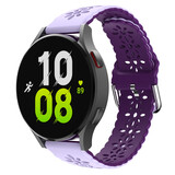 Strap-it Bracelet silicone avec motif Samsung Galaxy Watch 5 44mm (lila/violet)