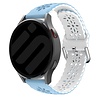 Strap-it Strap-it Bracelet silicone avec motif Samsung Galaxy Watch 5 Pro (bleu clair/blanc) Strap-it Strap-it Bracelet silicone avec motif Samsung Galaxy Watch 5 Pro (bleu clair/blanc)
