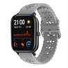 Strap-it Strap-it Bracelet silicone avec motif Amazfit GTS 3 (gris)