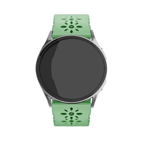 Strap-it Strap-it Bracelet silicone avec motif Honor Magic Watch 2 42mm (vert)
