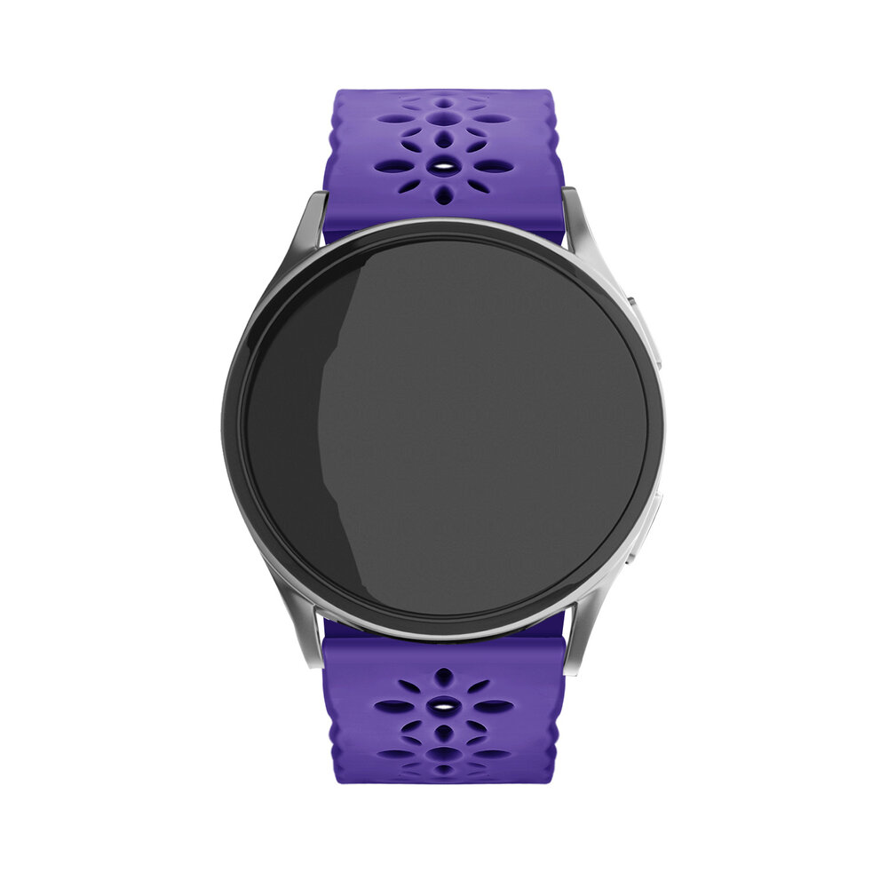 Strap-it Strap-it Bracelet silicone avec motif Huawei Watch GT 3 42mm (violet foncé)