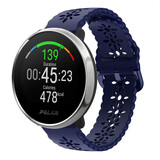 Strap-it Bracelet silicone avec motif Polar Ignite (bleu foncé)