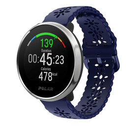 Strap-it Bracelet silicone avec motif Polar Unite (bleu foncé)