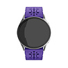Strap-it Strap-it Bracelet silicone avec motif Samsung Galaxy Watch 4 Classic 42mm (violet foncé)