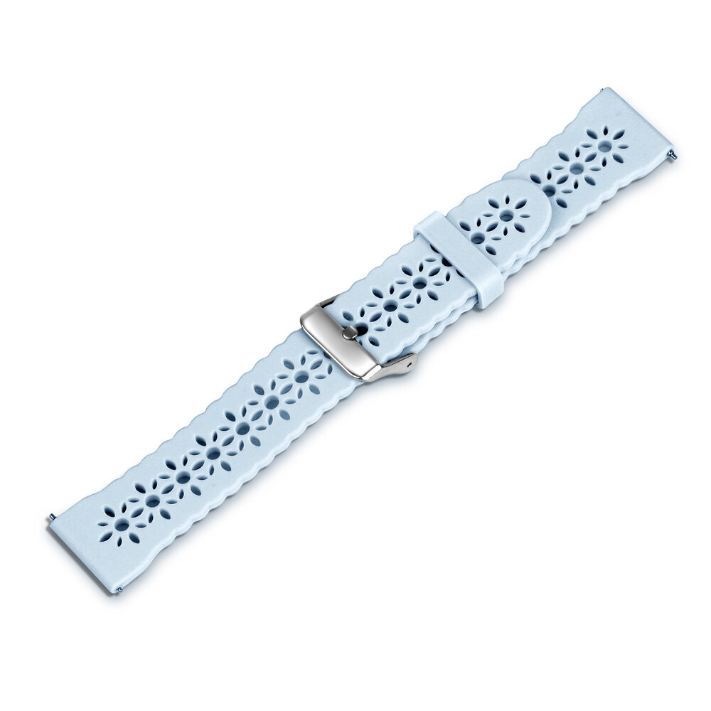 Strap-it Strap-it Bracelet silicone avec motif Samsung Galaxy Watch 5 Pro (bleu brouillard)