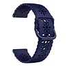 Strap-it Strap-it Bracelet silicone avec motif Samsung Galaxy Watch Active (bleu foncé) Strap-it Strap-it Bracelet silicone avec motif Samsung Galaxy Watch Active (bleu foncé)