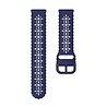 Strap-it Strap-it Bracelet silicone avec motif Samsung Galaxy Watch Active (bleu foncé) Strap-it Strap-it Bracelet silicone avec motif Samsung Galaxy Watch Active (bleu foncé)