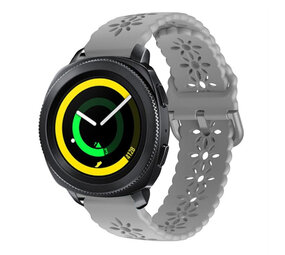 Strap-it Bracelet silicone avec motif Samsung Gear Sport (gris)
