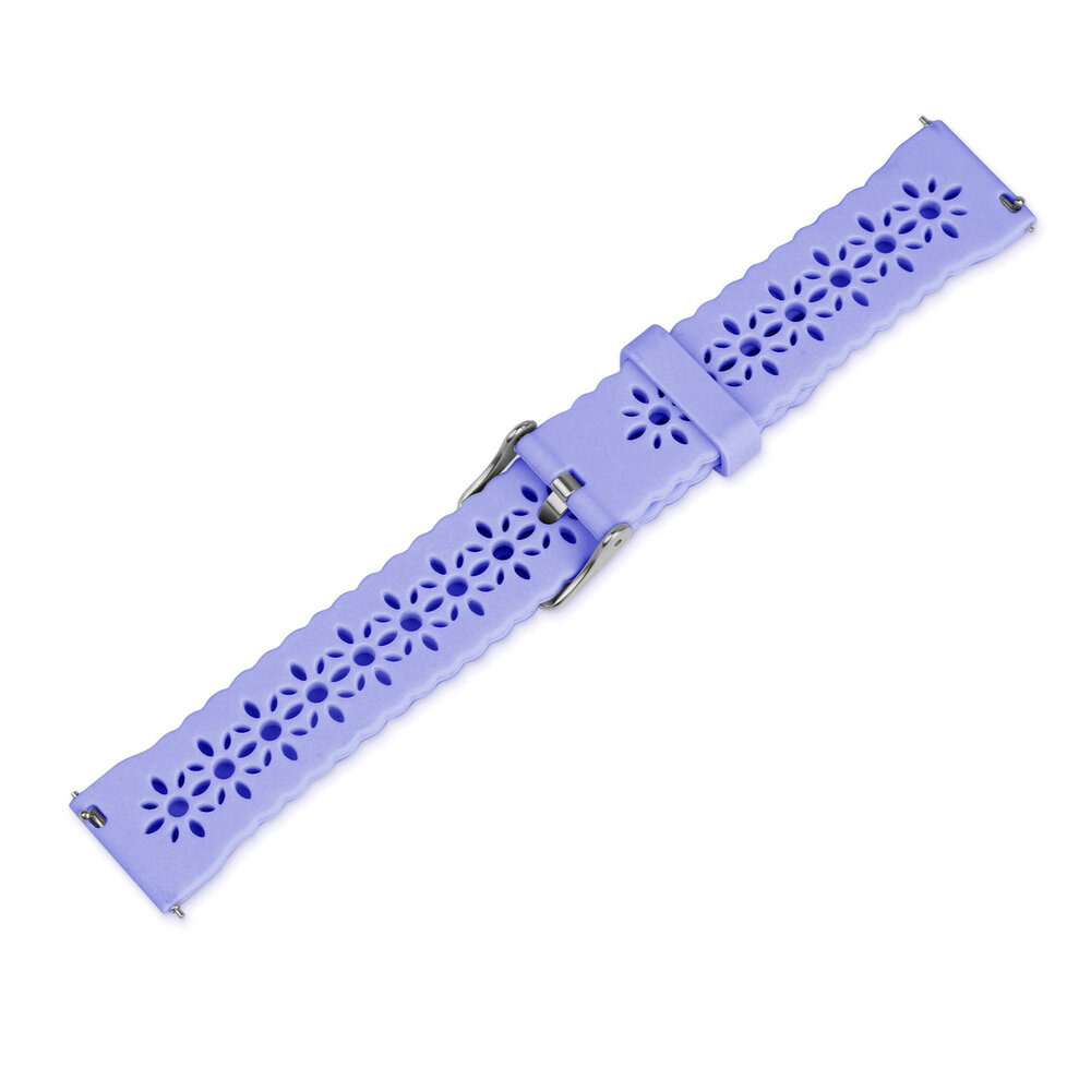 Strap-it Strap-it Bracelet silicone avec motif Samsung Gear Sport (lila)
