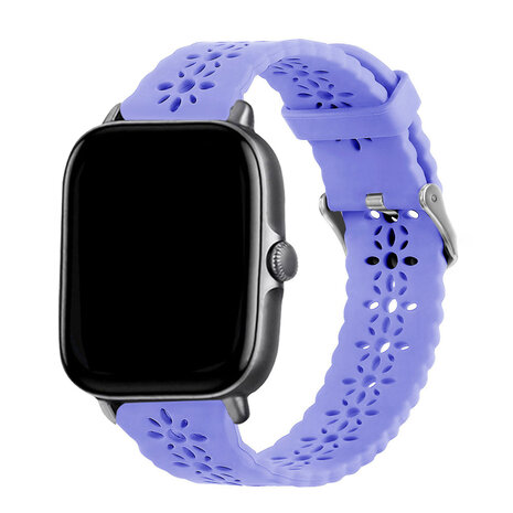 Strap-it Strap-it Bracelet silicone avec motif Xiaomi Amazfit GTS (lila)
