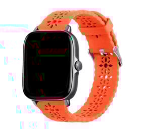 Strap-it Bracelet silicone avec motif Xiaomi Amazfit GTS (orange)