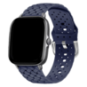 Strap-it Strap-it Bracelet silicone 'tressé' Amazfit GTS 2 (bleu foncé) Strap-it Strap-it Bracelet silicone 'tressé' Amazfit GTS 2 (bleu foncé)
