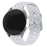 Strap-it Bracelet silicone 'tressé' Huawei Watch GT 3 Pro 43mm (gris)