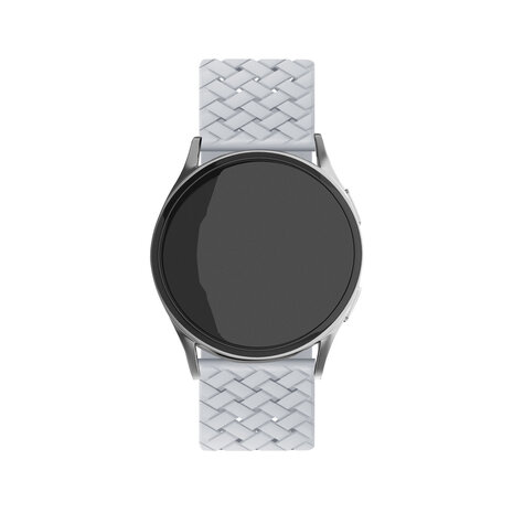 Strap-it Strap-it Bracelet silicone 'tressé' Huawei Watch GT 3 Pro 43mm (gris)