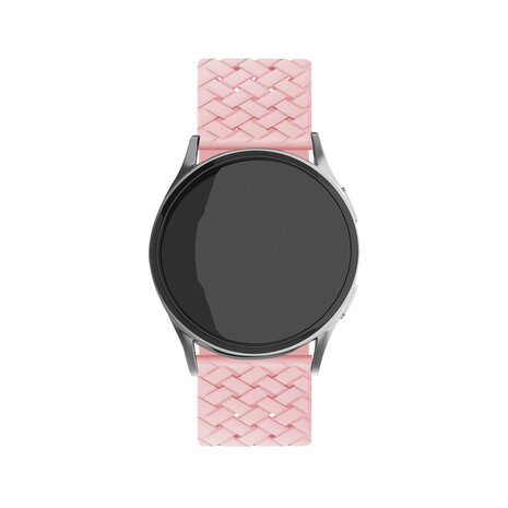 Strap-it Strap-it Bracelet silicone 'tressé' Polar Ignite 2 (rose)