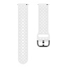 Strap-it Strap-it Bracelet silicone 'tressé' Samsung Galaxy Watch 3 41mm (blanc)