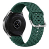 Strap-it Strap-it Bracelet silicone 'tressé' Samsung Galaxy Watch 5 40mm (vert foncé)