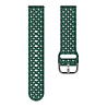 Strap-it Strap-it Bracelet silicone 'tressé' Samsung Galaxy Watch 5 40mm (vert foncé)