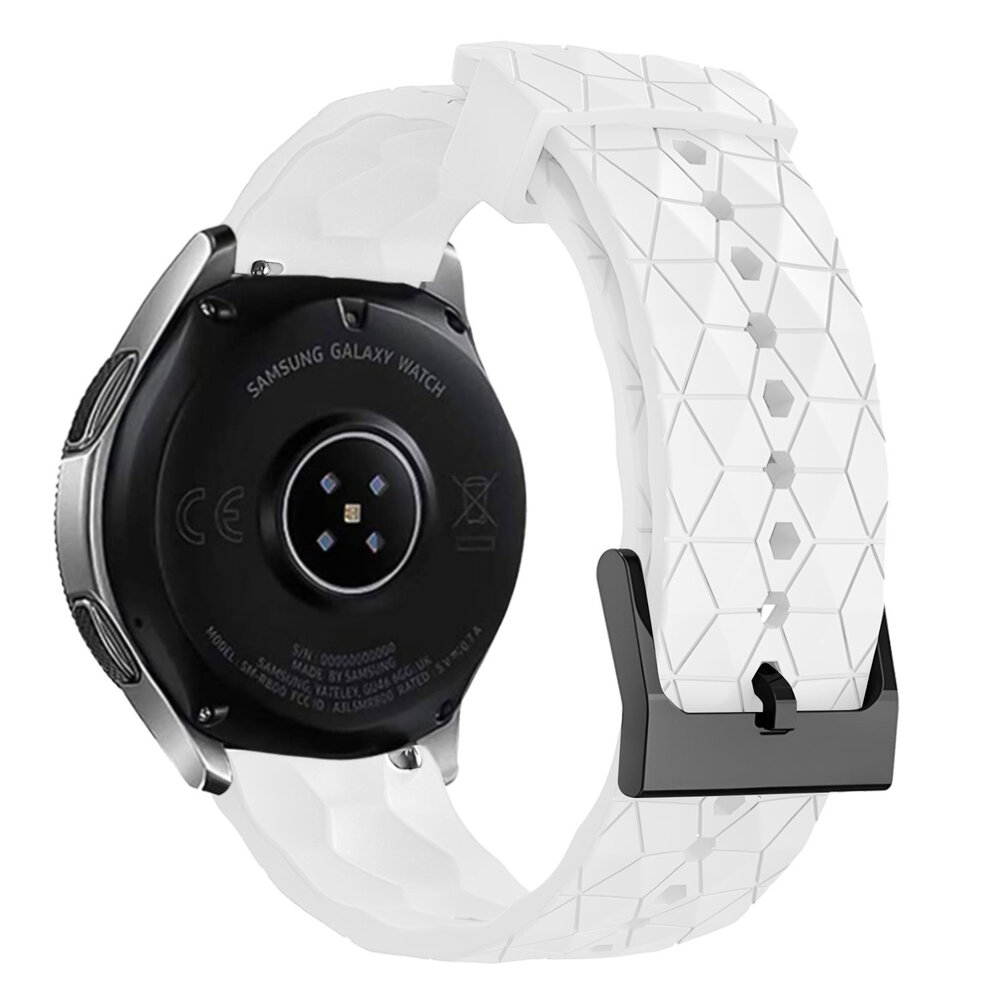 Strap-it Strap-it Bracelet silicone 'hexa' Amazfit GTR 2 (blanc)