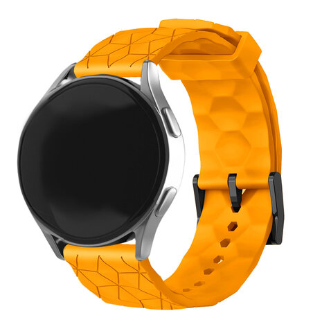 Strap-it Strap-it Bracelet silicone 'hexa' Huawei Watch GT 3 Pro 46mm (orange)