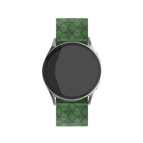 Strap-it Strap-it Bracelet silicone 'hexa' Polar Grit X Pro (vert armée)