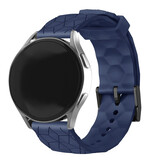 Strap-it Bracelet silicone 'hexa' Polar Unite (bleu foncé)