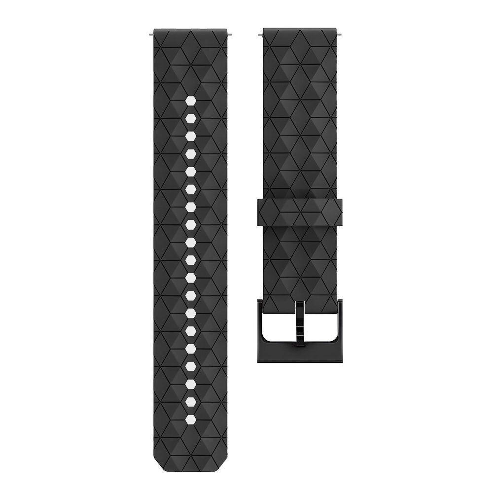 Strap-it Strap-it Bracelet silicone 'hexa' Samsung Galaxy Watch 3 45mm (noir)