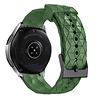 Strap-it Strap-it Bracelet silicone 'hexa' Samsung Galaxy Watch 42mm (vert armée)