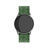 Strap-it Strap-it Bracelet silicone 'hexa' Samsung Galaxy Watch 42mm (vert armée)