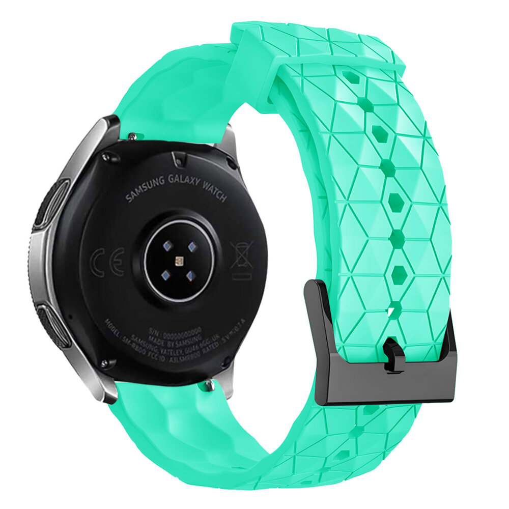 Strap-it Strap-it Bracelet silicone 'hexa' Samsung Gear Sport (aqua)